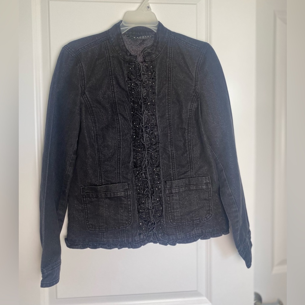 PRELOVED VINTAGE DARK DENIM JACKET